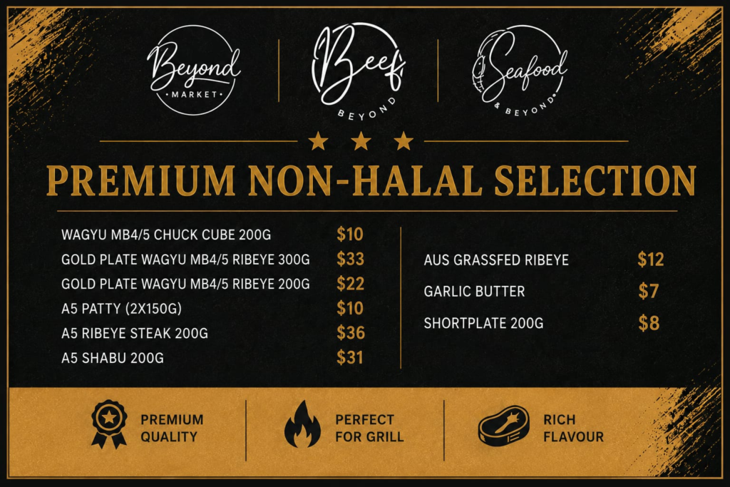 Wagyu beef deals at Jurong seafood fair