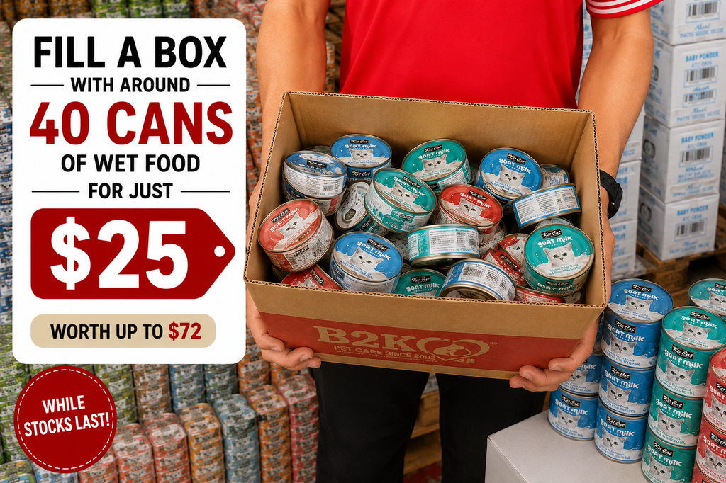 B2K Pet $25 Fill-A-Box deal