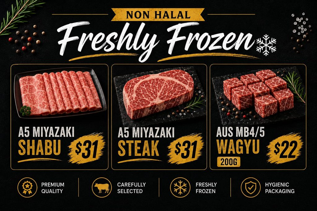 Wagyu beef deals at Singapore seafood fair