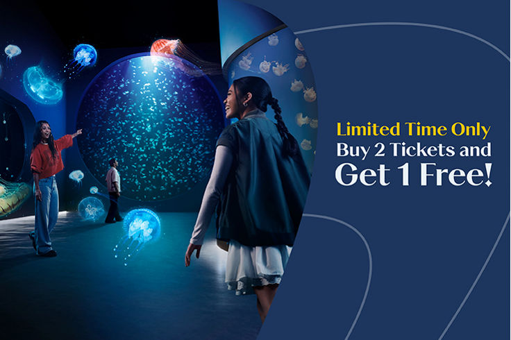 Singapore Oceanarium Buy 2 Get 1 FREE tickets