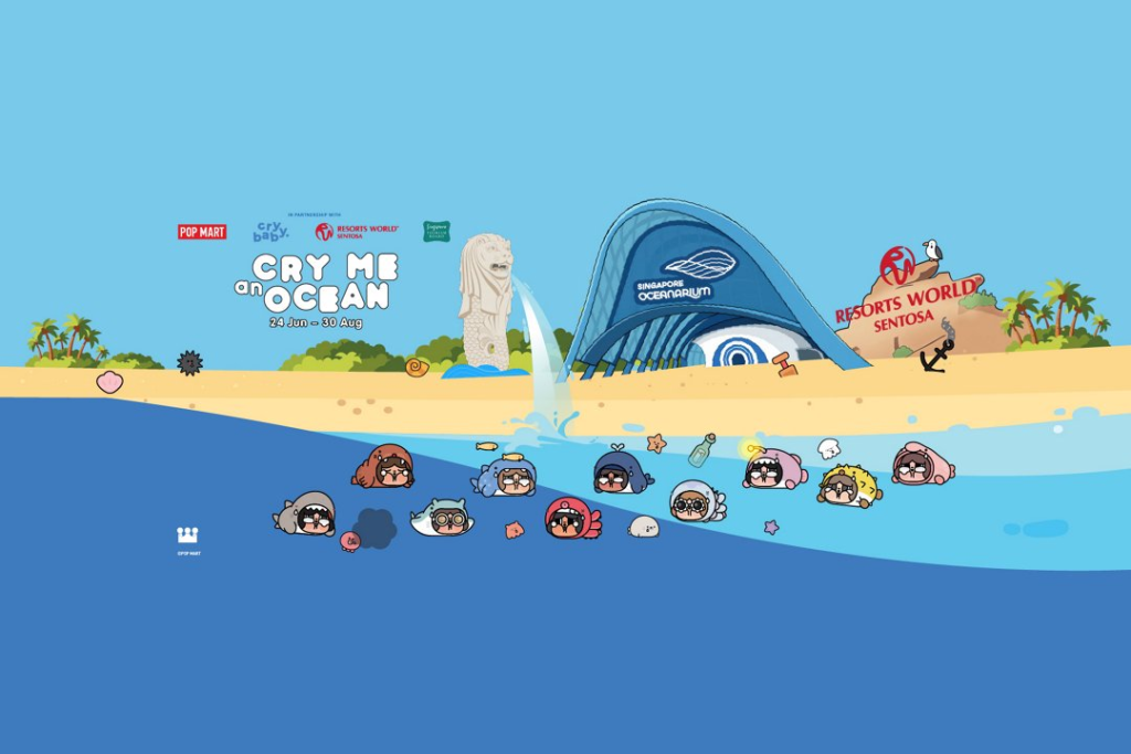 CRYBABY ocean experience at Singapore Oceanarium