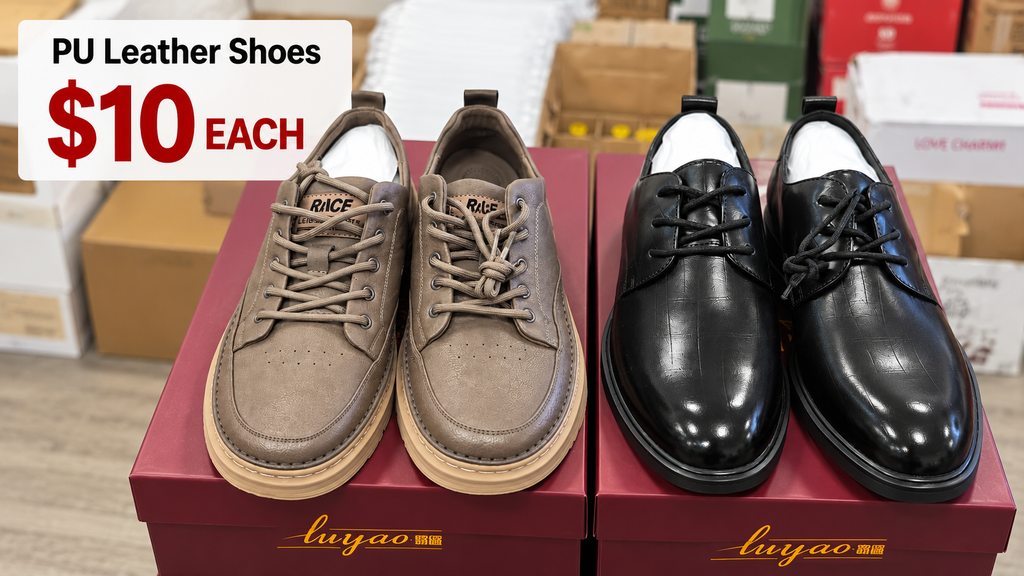 $10 PU Leather Shoes